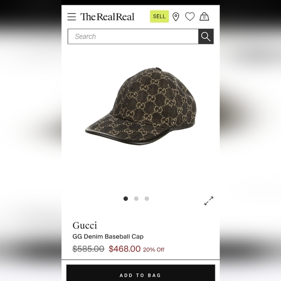 🔥 Gucci GG Denim Baseball Cap Like New! 🔥 - Picture 11 of 11